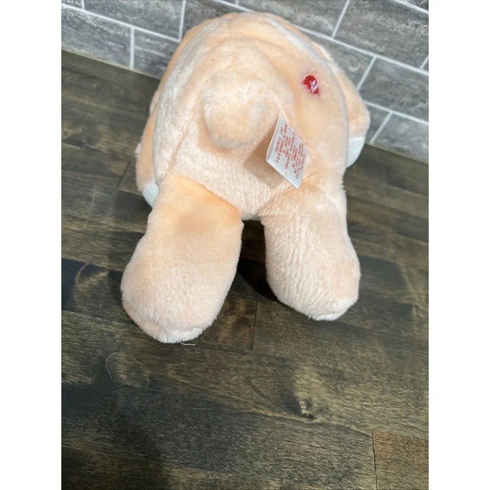 VTG Kenner Care Bear Friend Stuffed Plush Toy Peach Sun Flower Doll 13